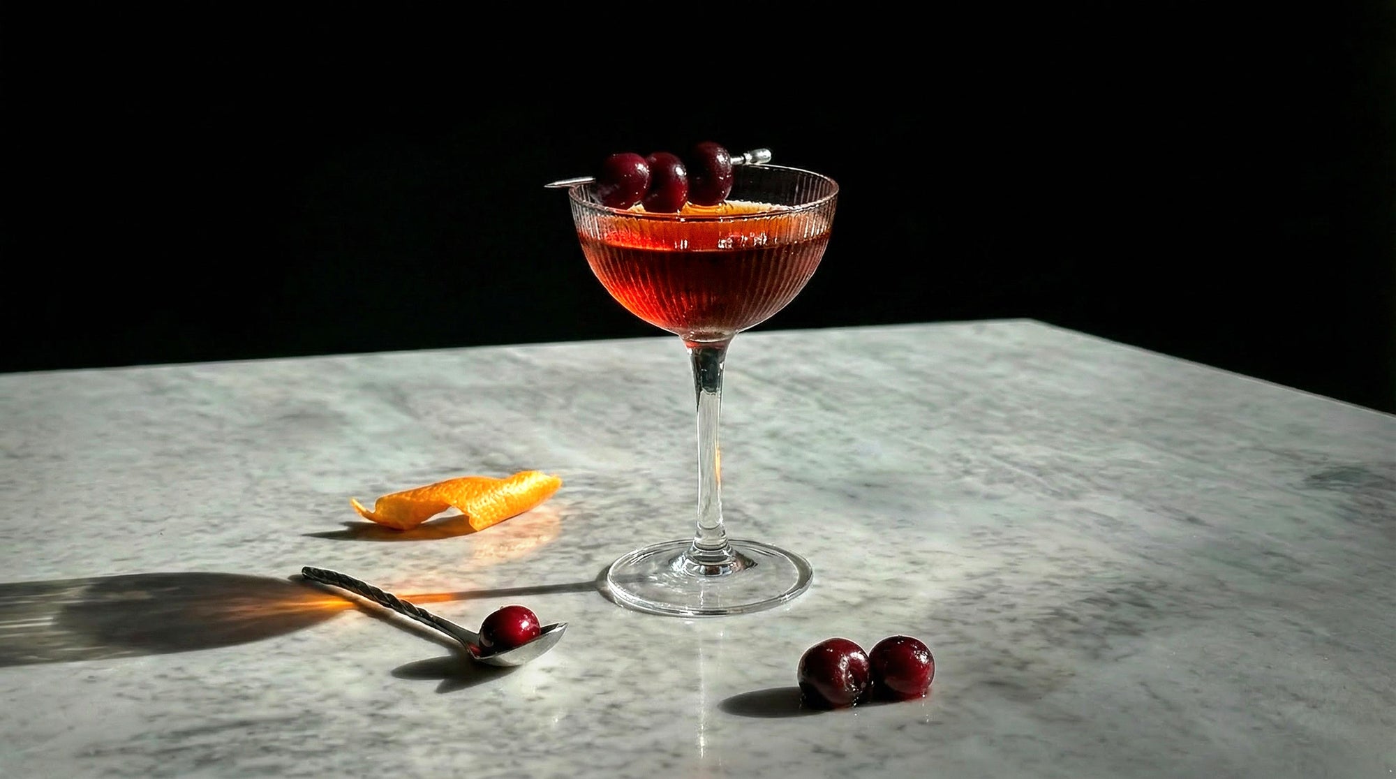 Sleepy Cherry Manhattan